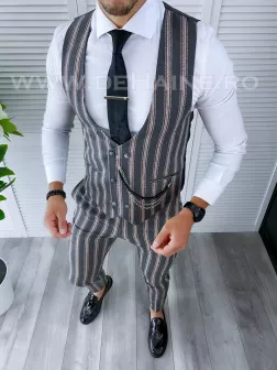 Compleu barbati  Vesta + Pantaloni B4104 6-2 E* 107-4